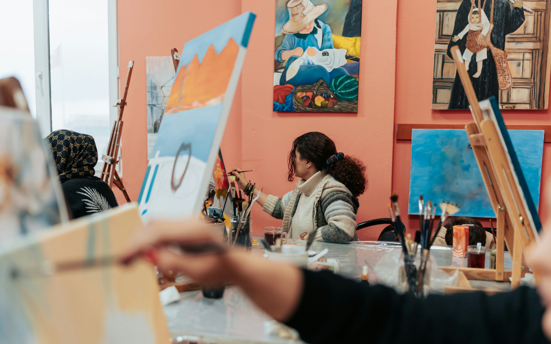 Drink & Draw im offenen Atelier